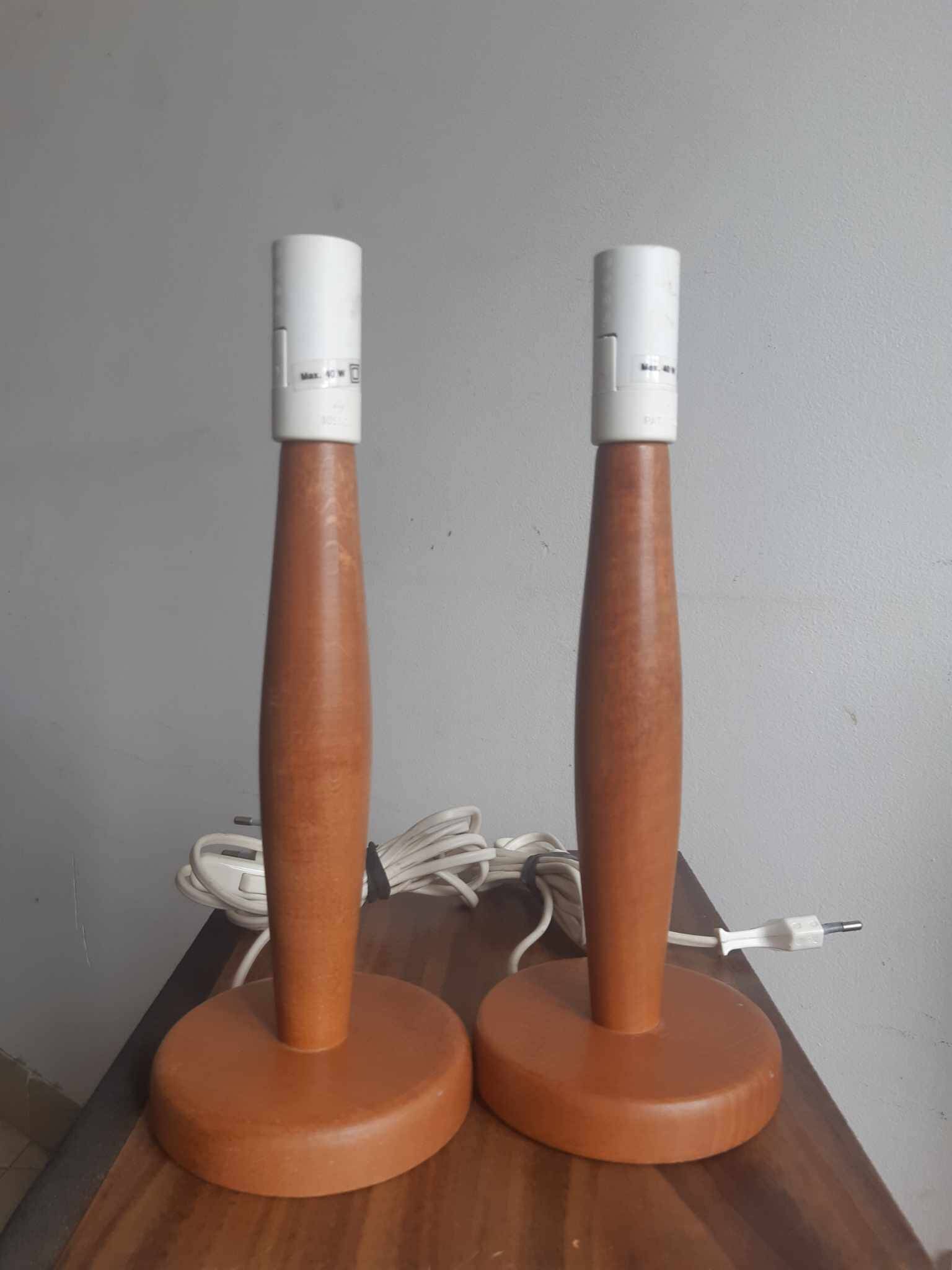 Vintage Ikea wooden lamp bases