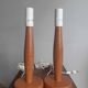 Vintage Ikea wooden lamp bases