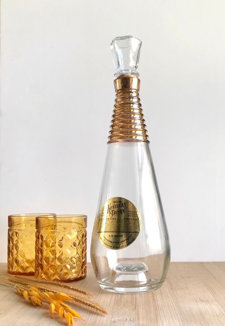Carafe à bourbon whisky 1955
