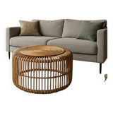 Table basse rotin