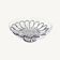 Large wrought iron and strained glass bowl
