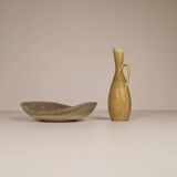 Bowl and vase Midcentury Modern Rörstrand Carl Harry Stålhane, Sweden, 1950s