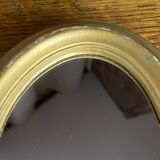 Small Italian oval-shaped mirror