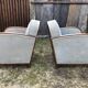 Duo de fauteuils club vintage