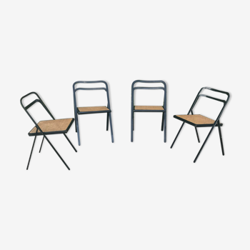 4 chaises de Giorgio Cattelan éditées par Cidue
