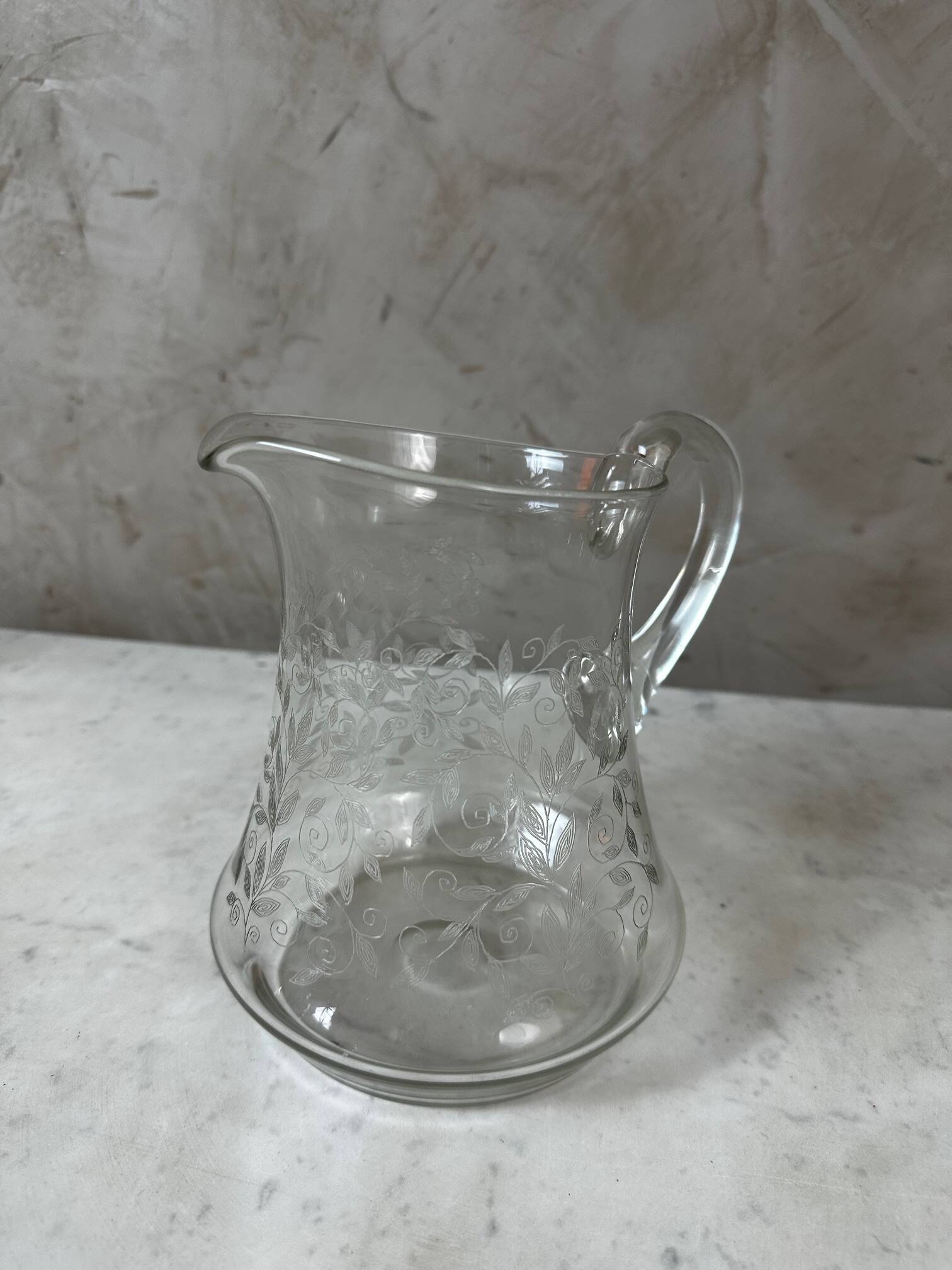 A lot of crystal glasses