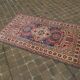 Tapis d'orient kazak caucasien bleu 230x187cm