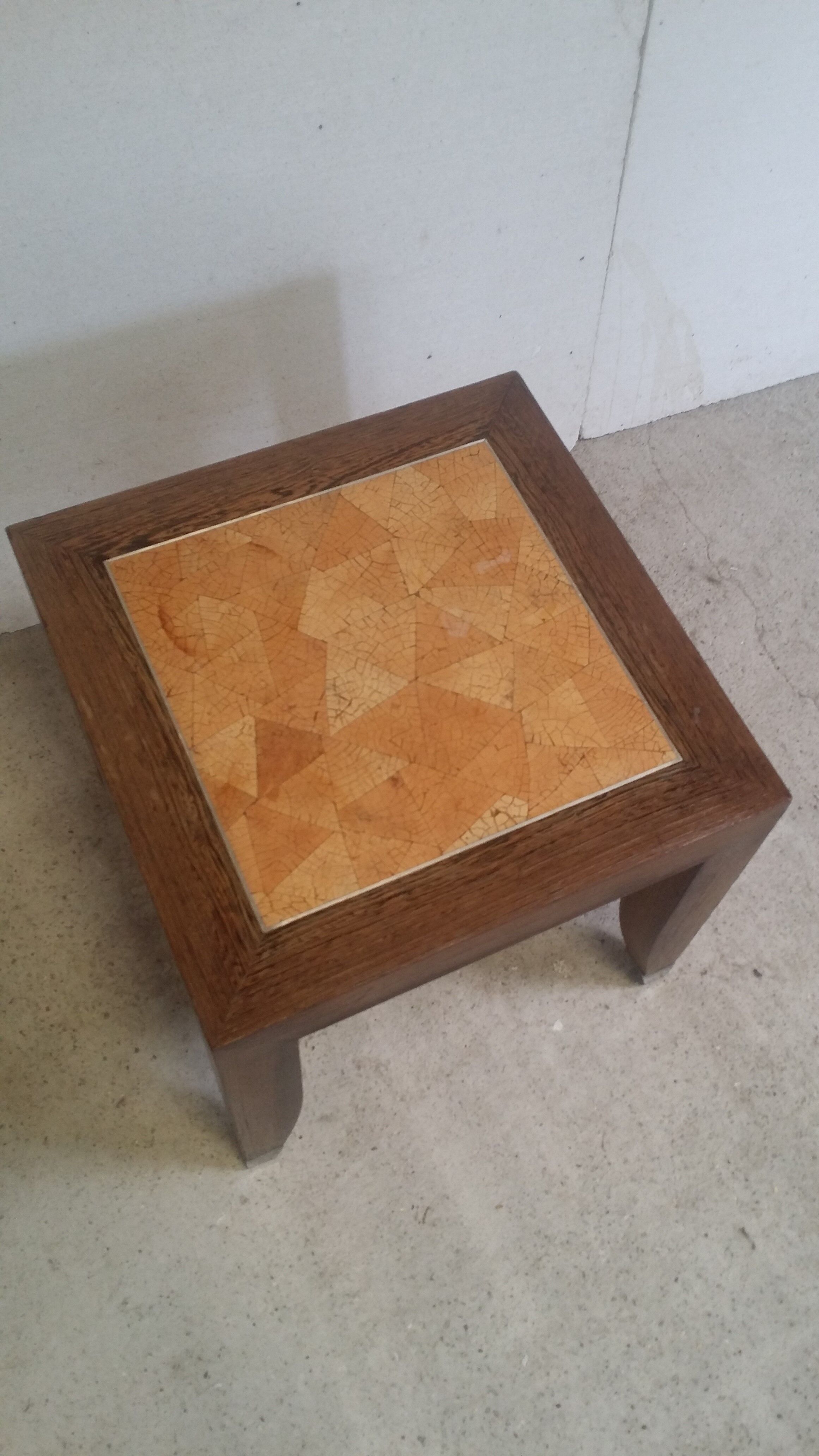 Palm wood coffee table