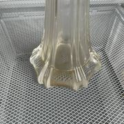 Vase, Soliflore à 6 pans dentelés  XXe siècle