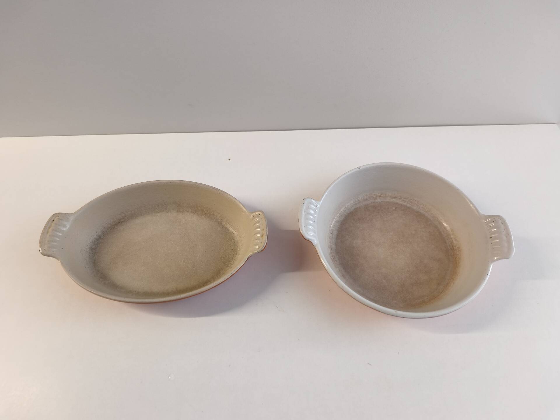 Set of 2 Le Creuset enamelled cast iron baking dishes – Volcanic Orange