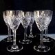 Saint louis chantilly 6 crystal white wine glasses - 14 cm