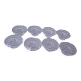 Set of 8 glass candle holders, Luminarc