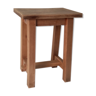 Tabouret d’atelier en bois massif – années 60