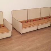 Canapé modulable de Riccardo Arbizzoni pour Zanotta 1978. Modèle Redifiori lot de 5