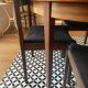 Vintage rosewood table and chair set