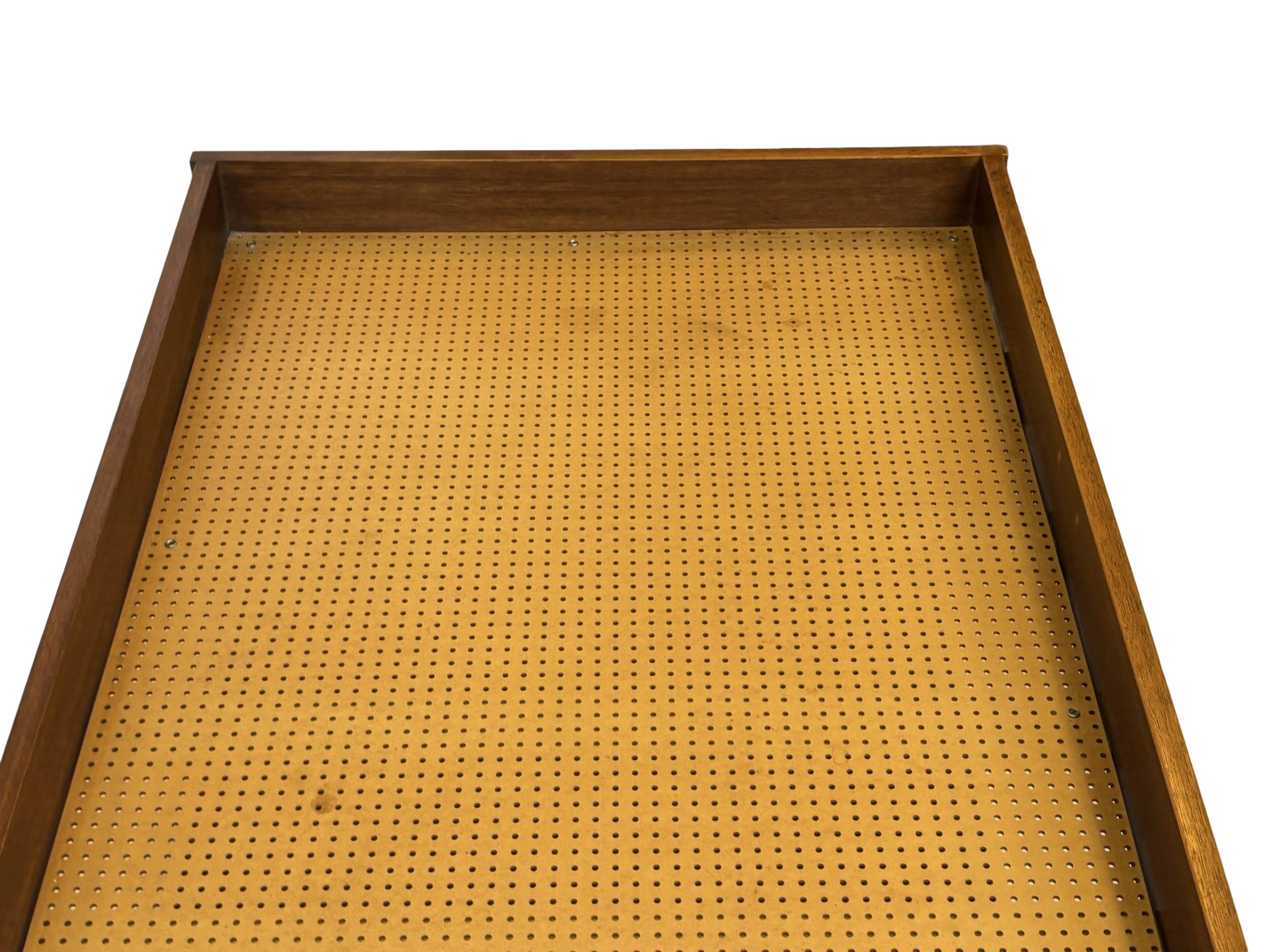 Vintage daybed with drawers 1960s in teak minimalist design