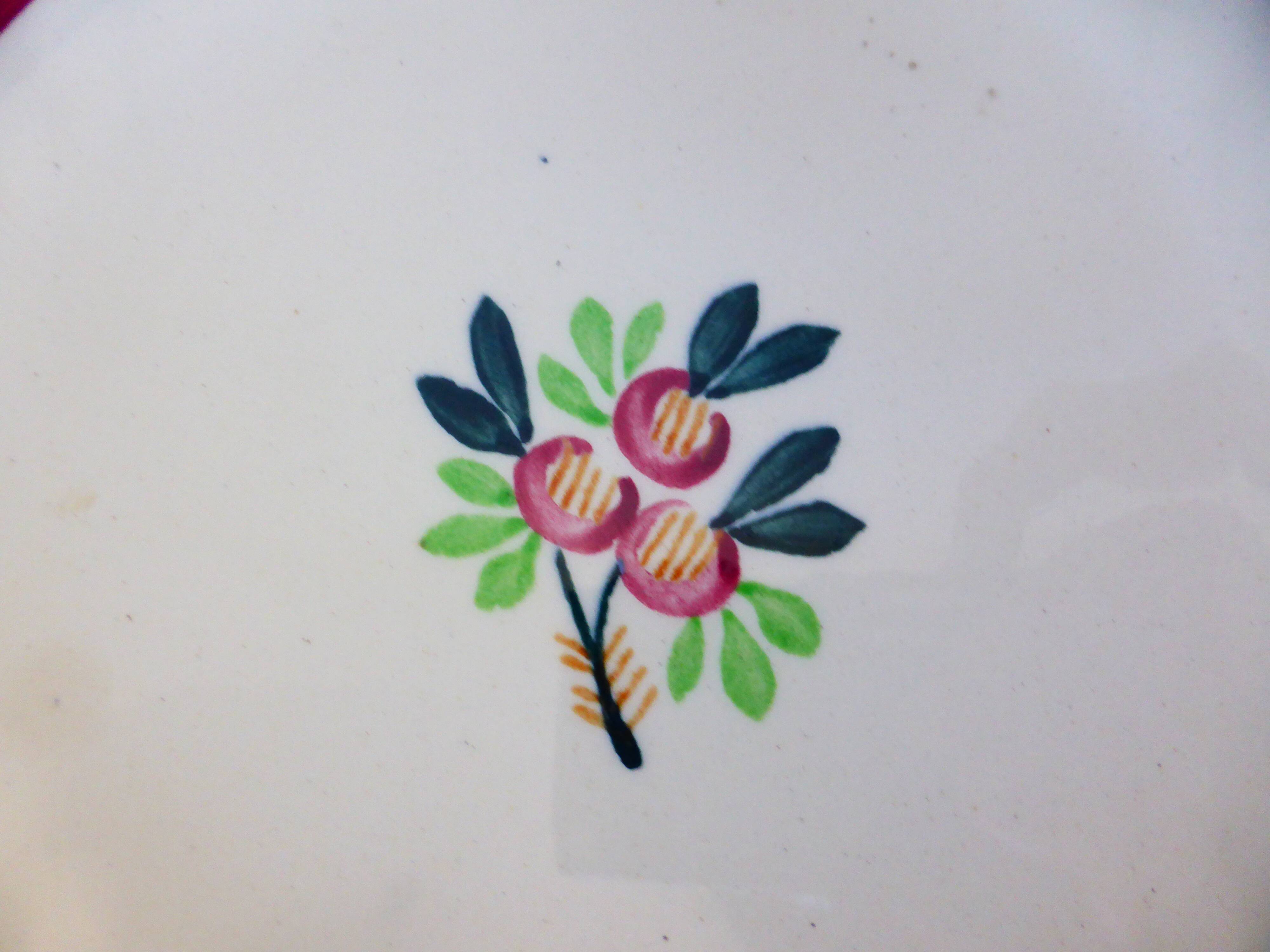 4 assiettes creuses vintage de Gien
