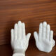 Bookends hands in ceramic, Netherlands 1970