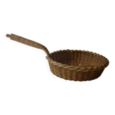 Wicker stove-shaped basket