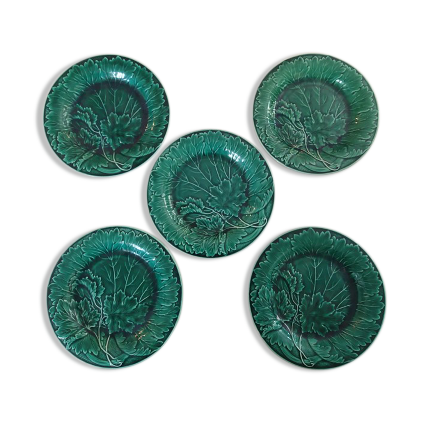 5 creil plates in slurry