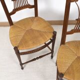 Decorative chairs, sheaf of wheat decor.
