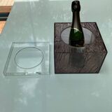 Vintage 70s Italian plexiglass ice bucket