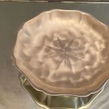 Metal dish with starry decoration