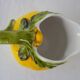 Pichet barbotine forme citron vintage