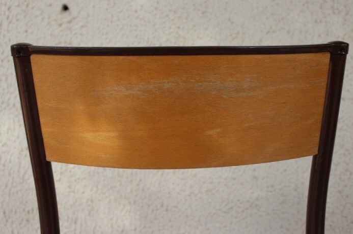 Pair of vintage Mullca school chairs
