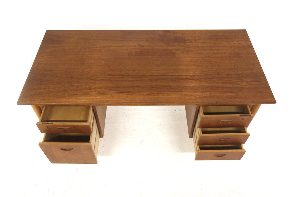 Scandinavian desk in teak and oak, Sweden, 1960