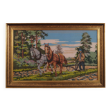 Painting "The Farmer”, Scandinavian design, 1970s