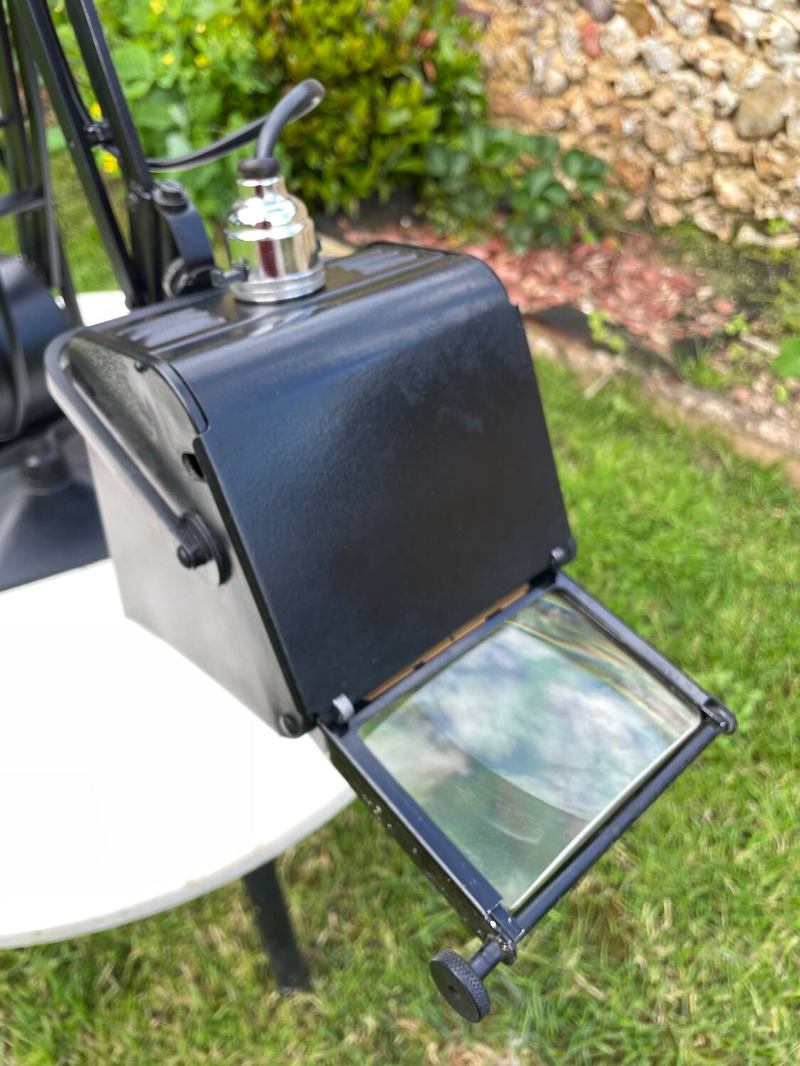 Hadrill Hortsmann Pluslite lamp vintage 1950