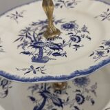 Porcelain cake display Sarreguemines Lancaster model