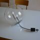 Lustre lampe suspension Doria Leuchten West Germany 1960