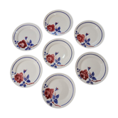 Lot de 7 assiettes K&G Lunéville