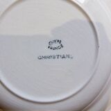 Set of 4 mixed soup plates