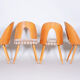 Four Antonín Šuman dining chairs - 1950s Czechia