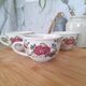 Chi Kiang Stoneware vintage flower mugs