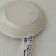 Pair of ironstone plates from Onnaing – blue and red decoration, 19th century