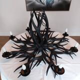Deer antler chandelier