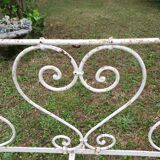 Old wrought iron bed
