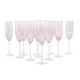 Set of Prosecco glasses, French design, 1970s, made in France