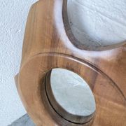 Organic walnut mirror 1960