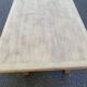 Renovated 1960s oak farmhouse dining table