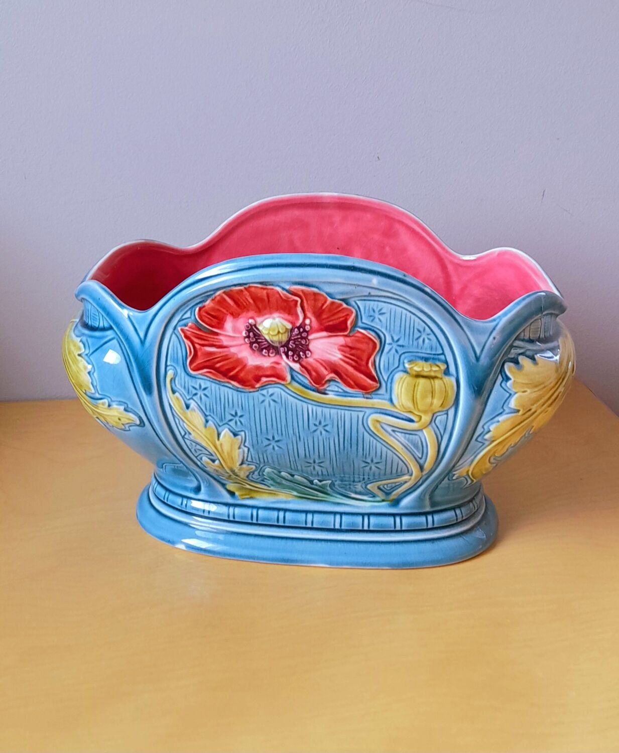 Sarreguemines slip planter