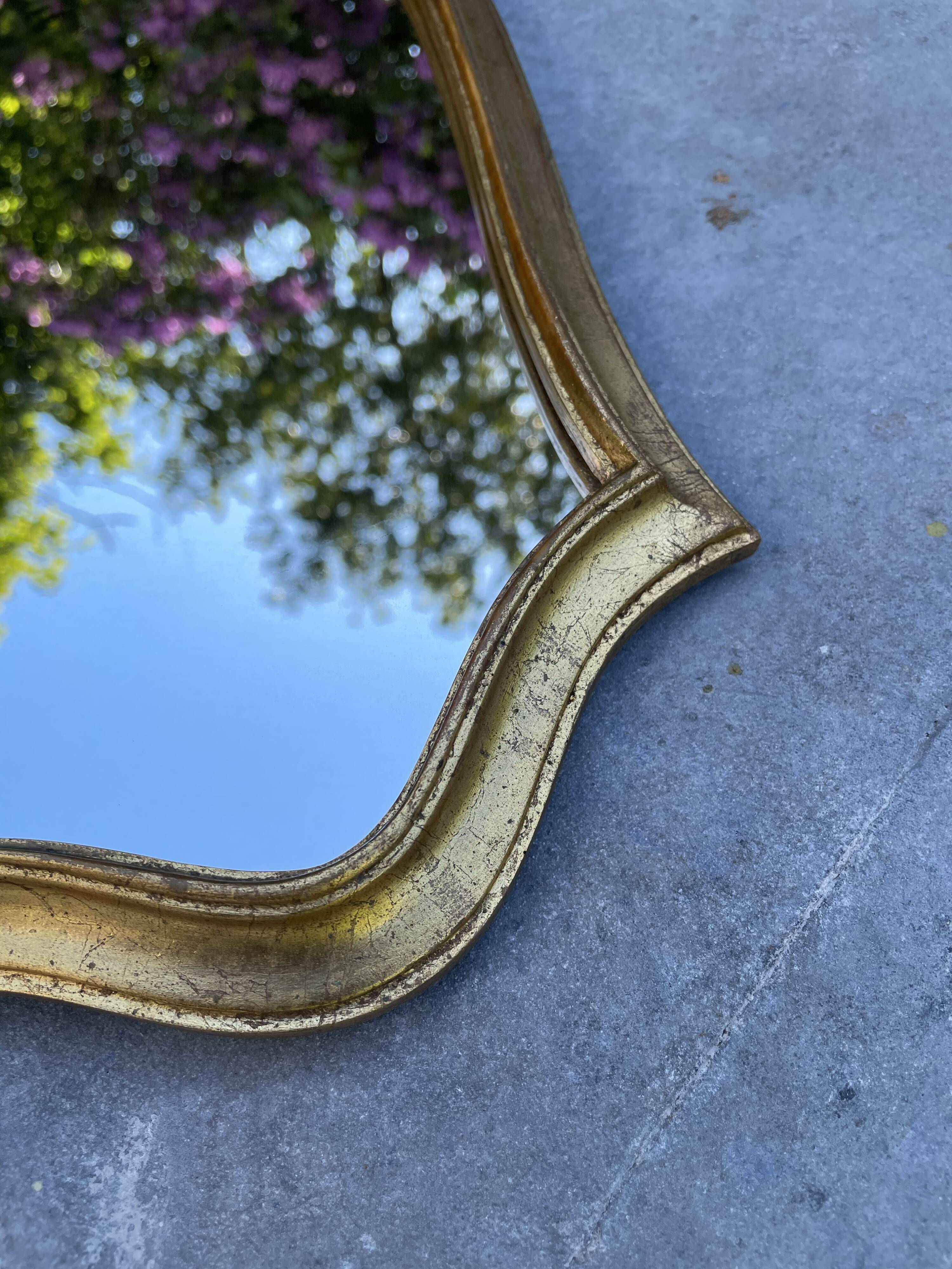 Vintage gold mirror 42 x 30