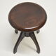Mid-century height adjustable piano stool,1950's