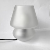 Glass mushroom lamp
