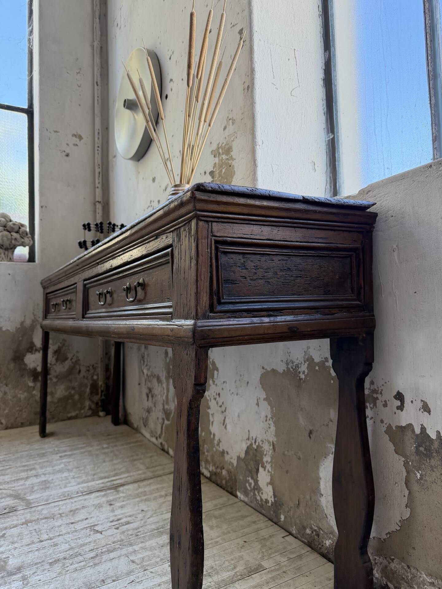 Console bois pin 1900