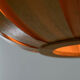 Midcentury Wooden Veneer Pendant, ULUV, 1960s